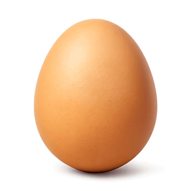 Fresh brown egg